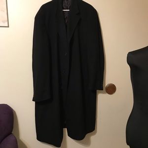 Jos A. Bank Men’s Long Wool Dress Coat Immaculate